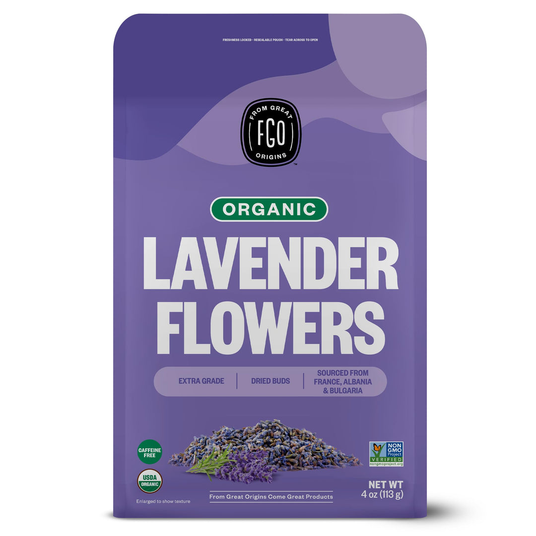 Organic Lavender Flowers, Extra Grade, 120 ml