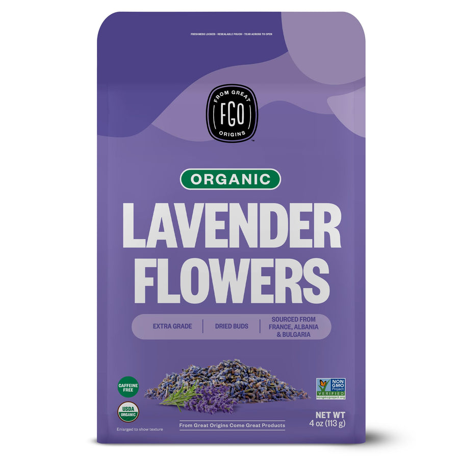 Organic Lavender Flowers, Extra Grade, 120 ml
