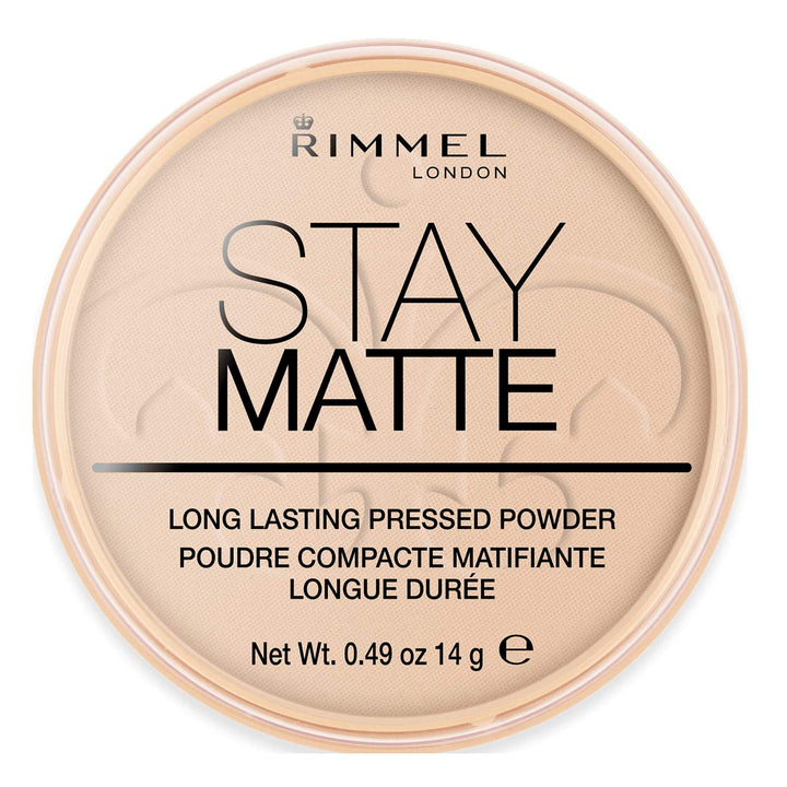Rimmel Stay Matte Pressed Powder, Peach Glow, 0.49 oz