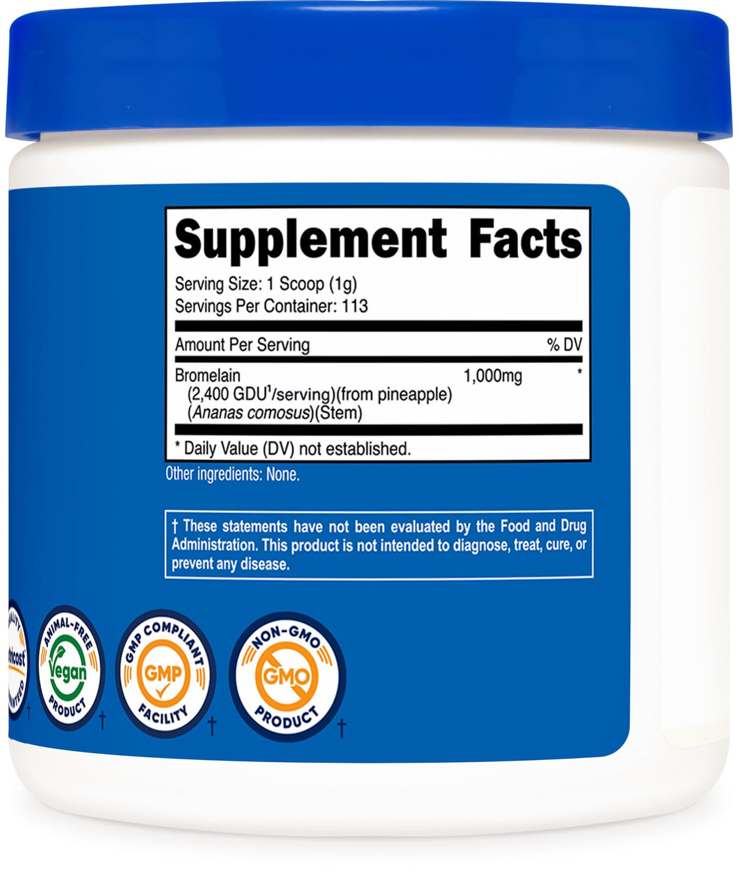Nutricost Bromelain Powder, 4 oz