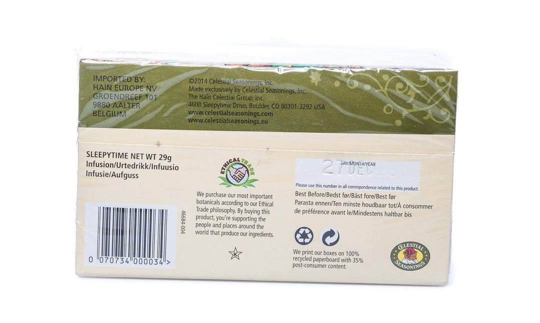 Celestial Seasonings Sleepytime Herbal Tea, Caffeine Free, 20 Count