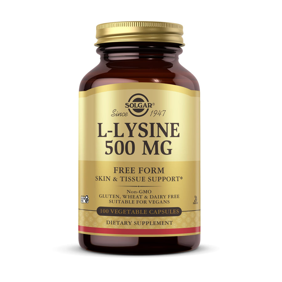 Solgar L-Lysine 500 mg, 100 Count