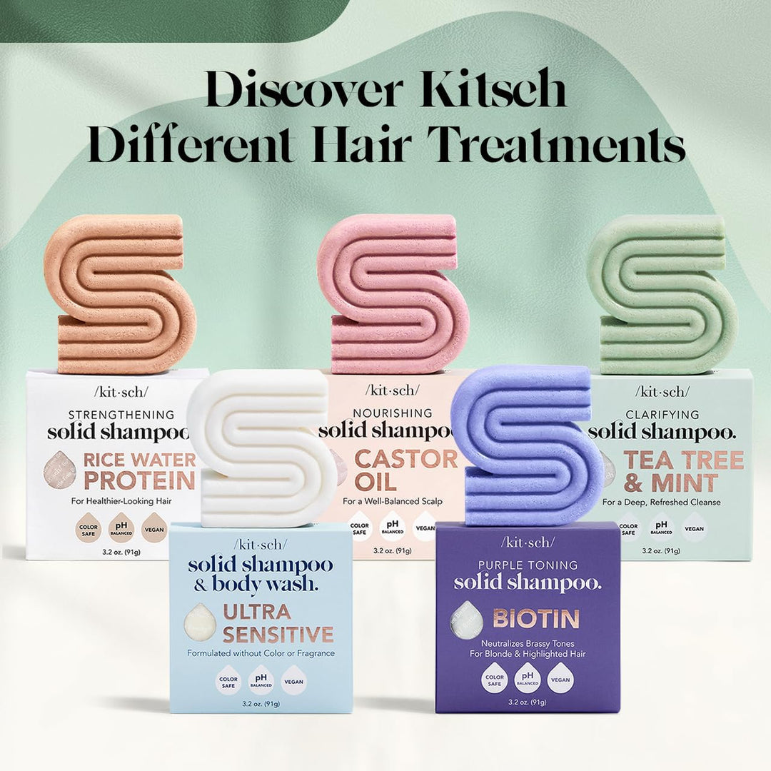 Kitsch Rosemary & Biotin Shampoo Bar, 3.2 oz