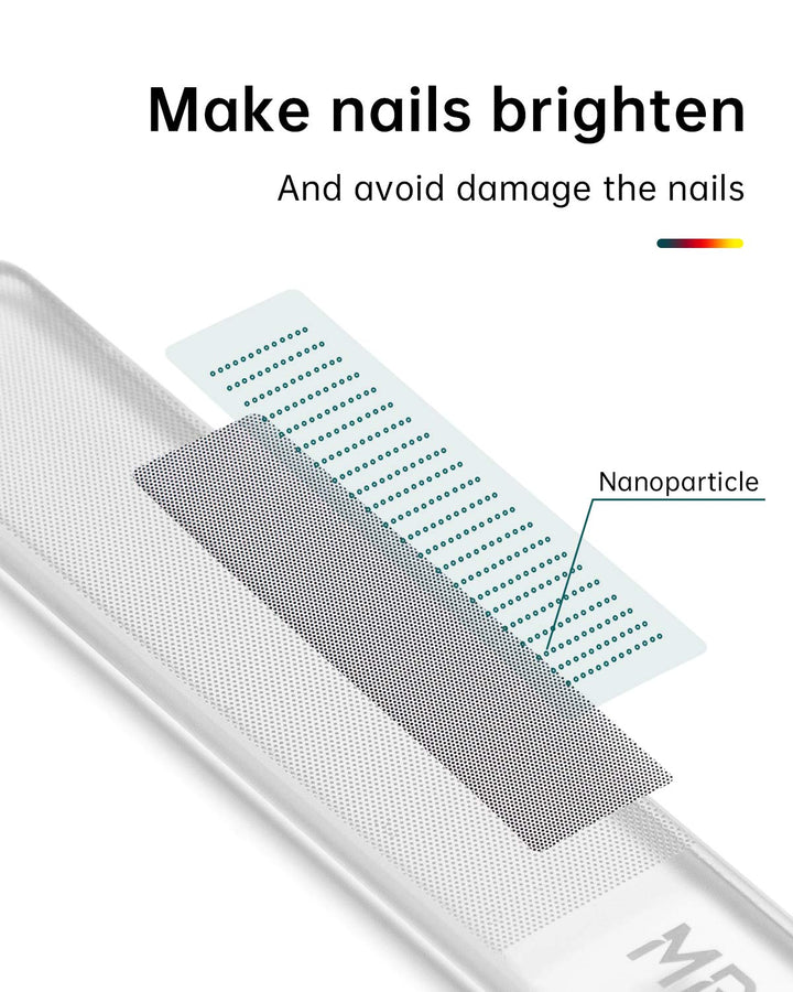 MR.GREEN Glass Nail Shiner, Nano Nail File and Buffer Polisher