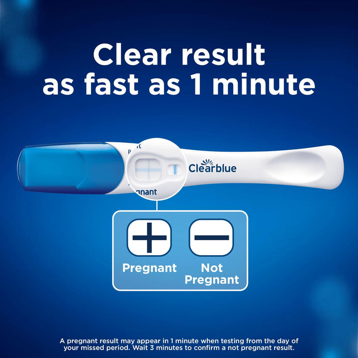 Clearblue Pregnancy Test Combo Pack, 1 Digital and 1 Visual, 2 Count