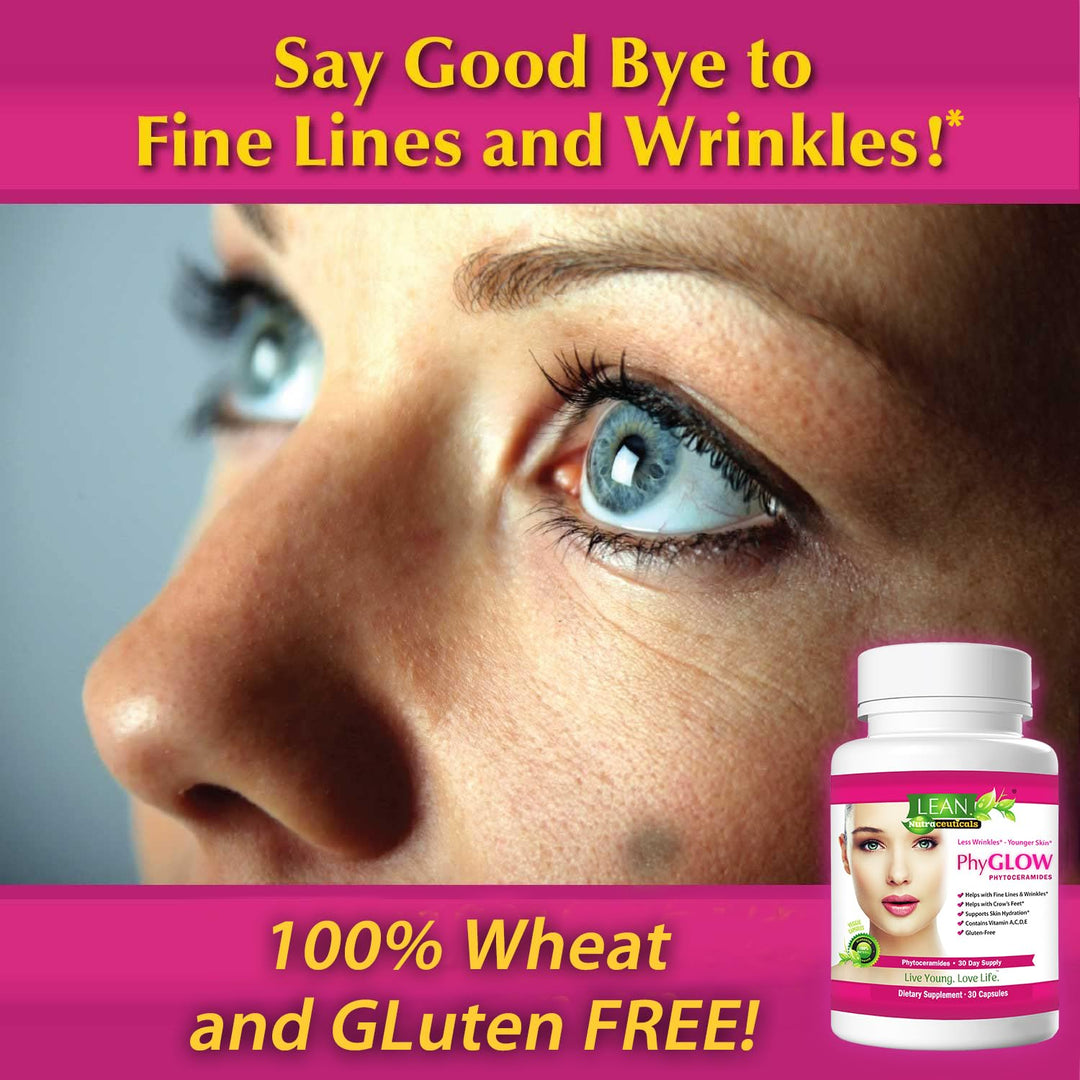 LEAN Nutraceuticals PhyGLOW Phytoceramides Capsules, 350 mg