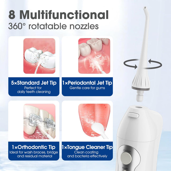 HANGSUN Cordless Water Flosser, A, 1 Count