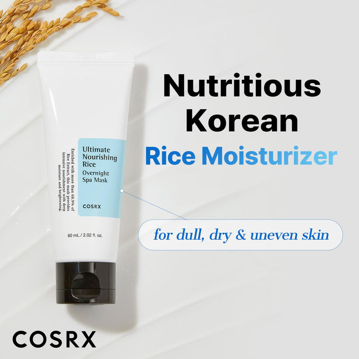 COSRX Ultimate Nourishing Rice Spa Overnight Mask, 50 g