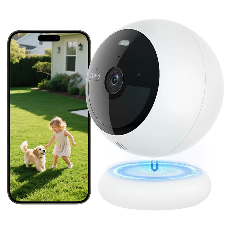 Noorio Wireless Security Camera B210SE, 2K, 32GB