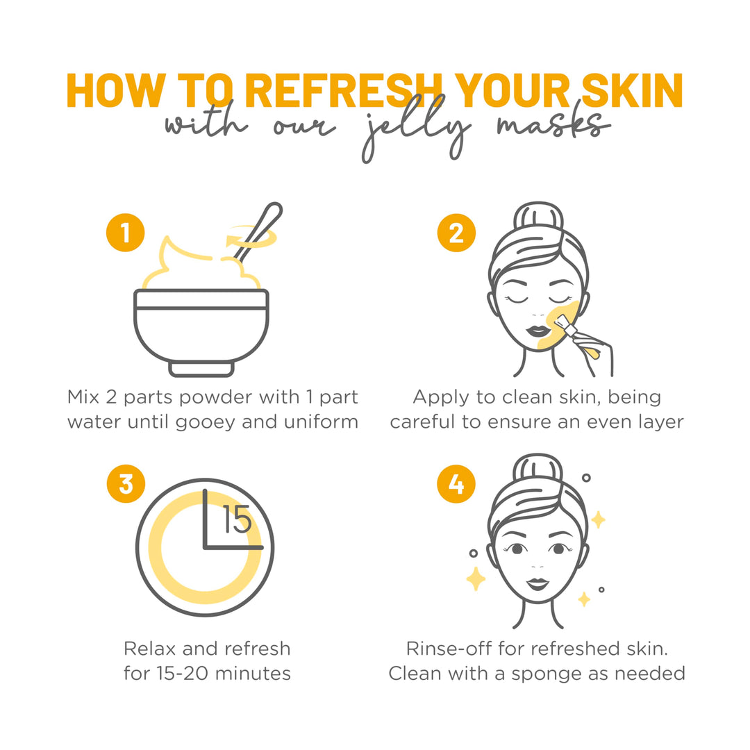 BRÜUN Peel-Off 24K Gold Jelly Mask, 23 fl oz