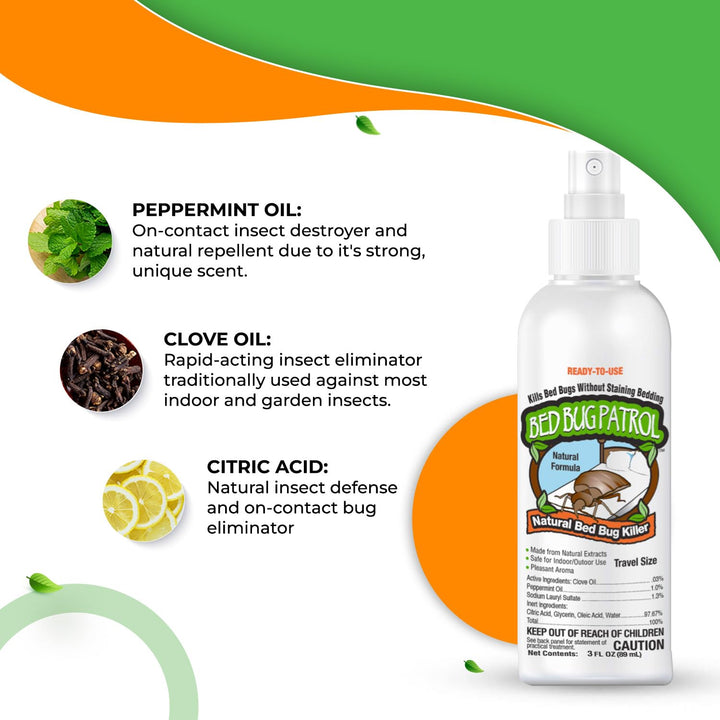Bed Bug Patrol Travel Spray, 3 fl oz