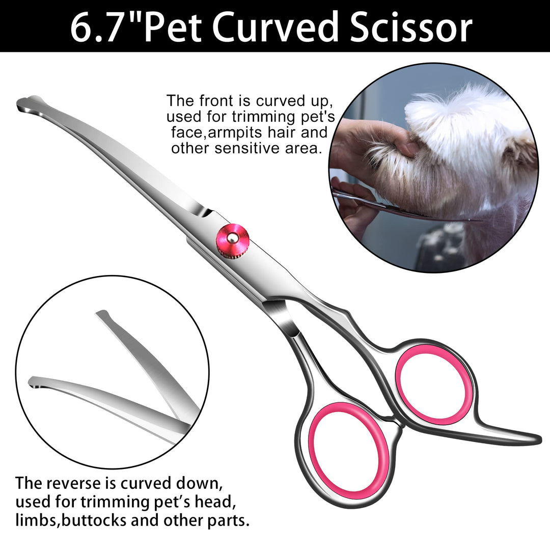 wikdey Dog Grooming Scissors Kit