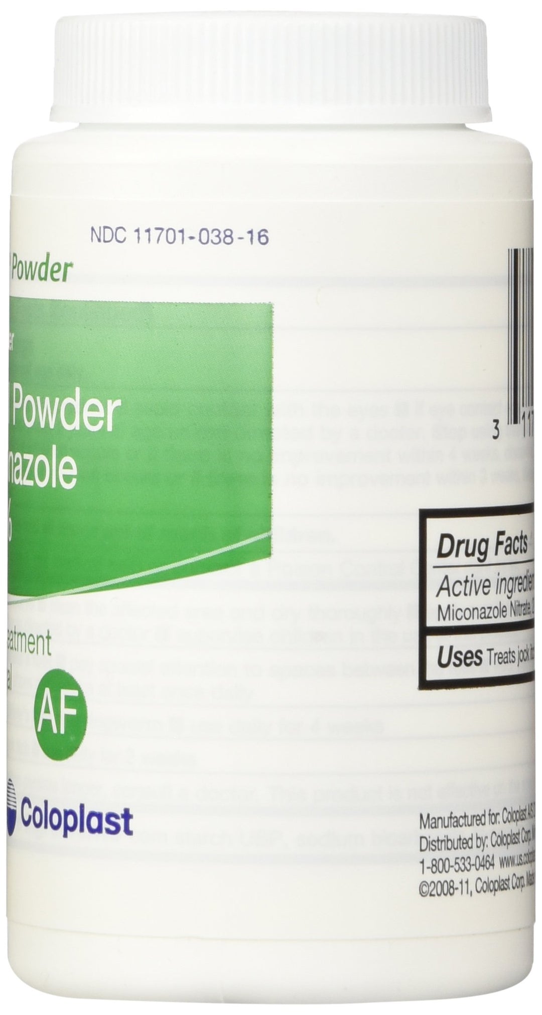 Coloplast Micro-Guard Antifungal Powder, 2% Miconazole Nitrate, 3 oz