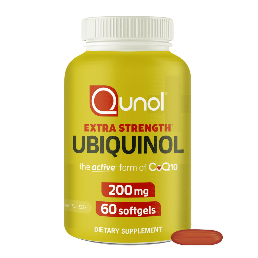 Qunol Ubiquinol CoQ10 Softgels, 200 mg, 60 Count
