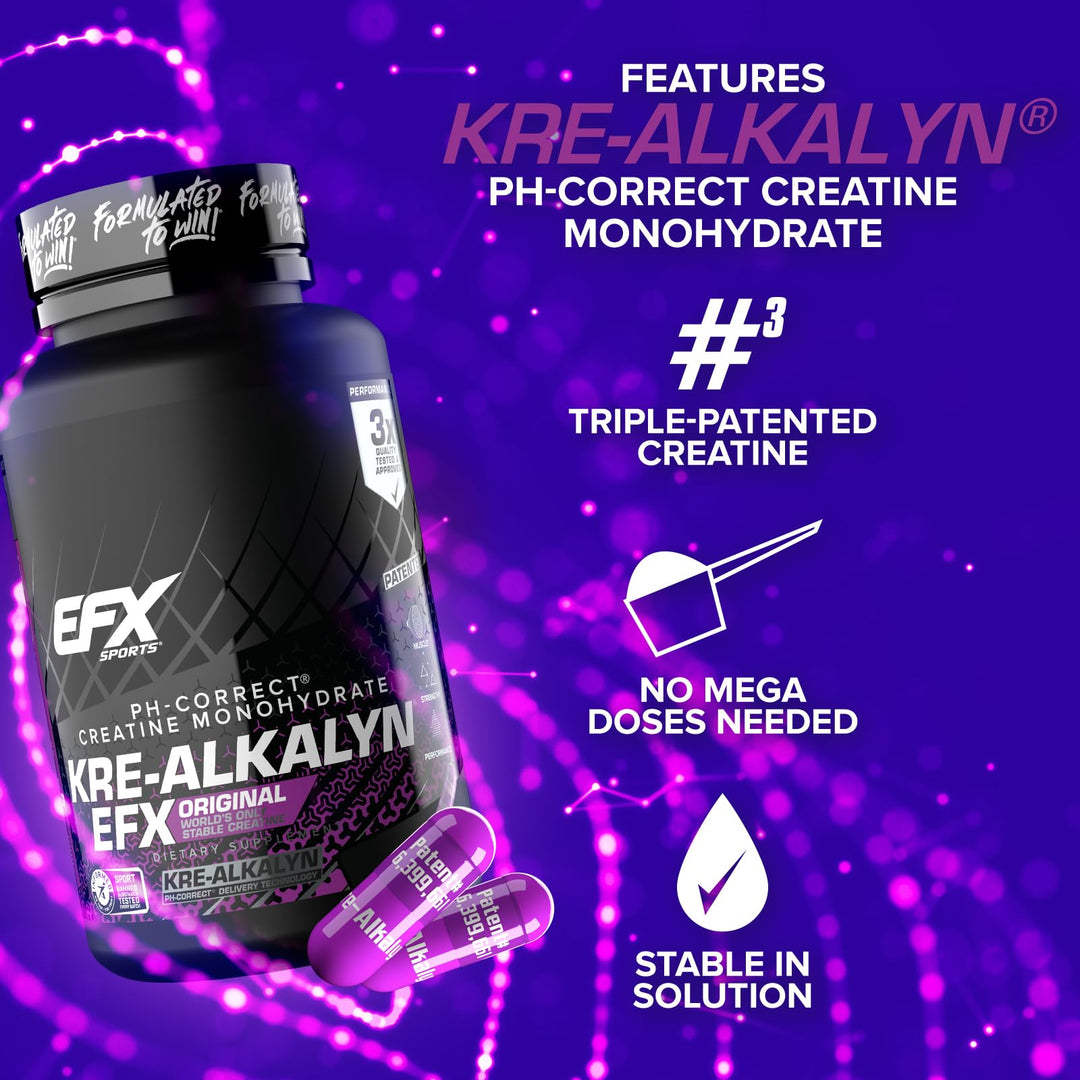 EFX Sports Kre-Alkalyn EFX, 120 Count