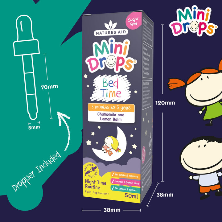 Natures Aid Mini Drops Bed Time, 50 ml