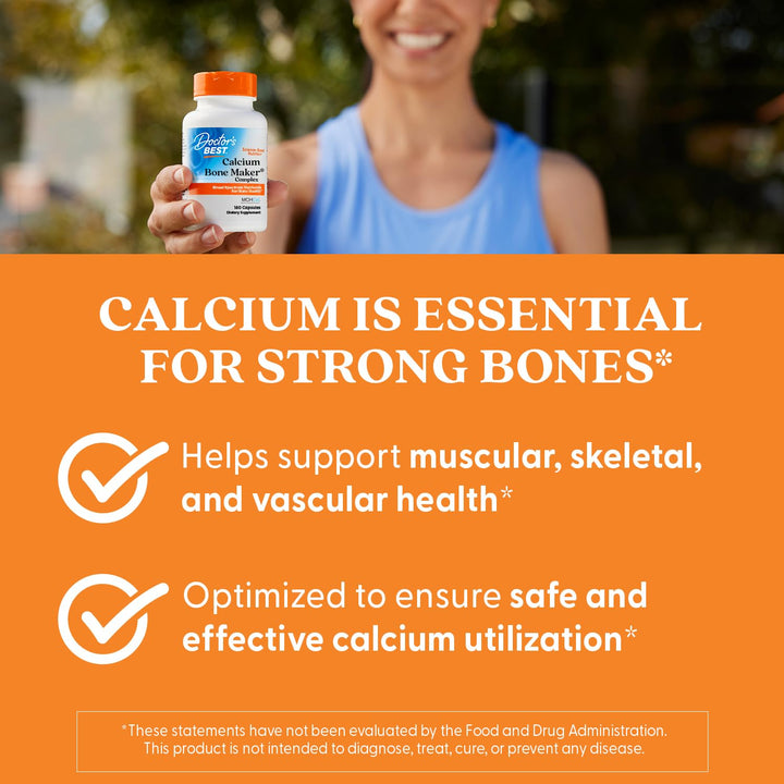 Doctor's BEST Calcium Complex, 180 Count