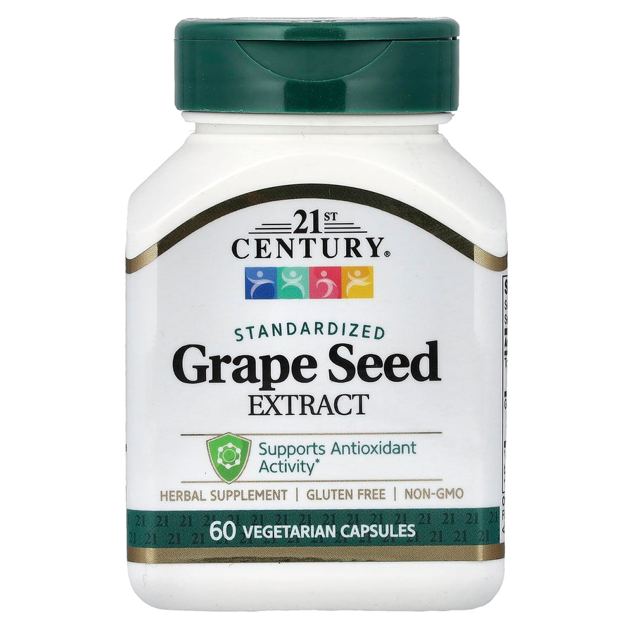 21st Century Grape Seed Extract Veg Capsules, 60 Count