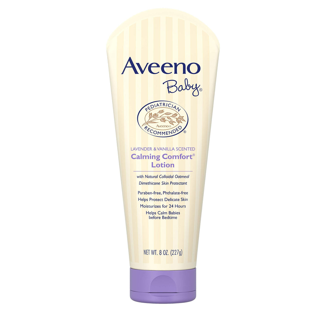 Aveeno Baby Calming Comfort Moisturizing Lotion, Lavender & Vanilla, 8 fl oz
