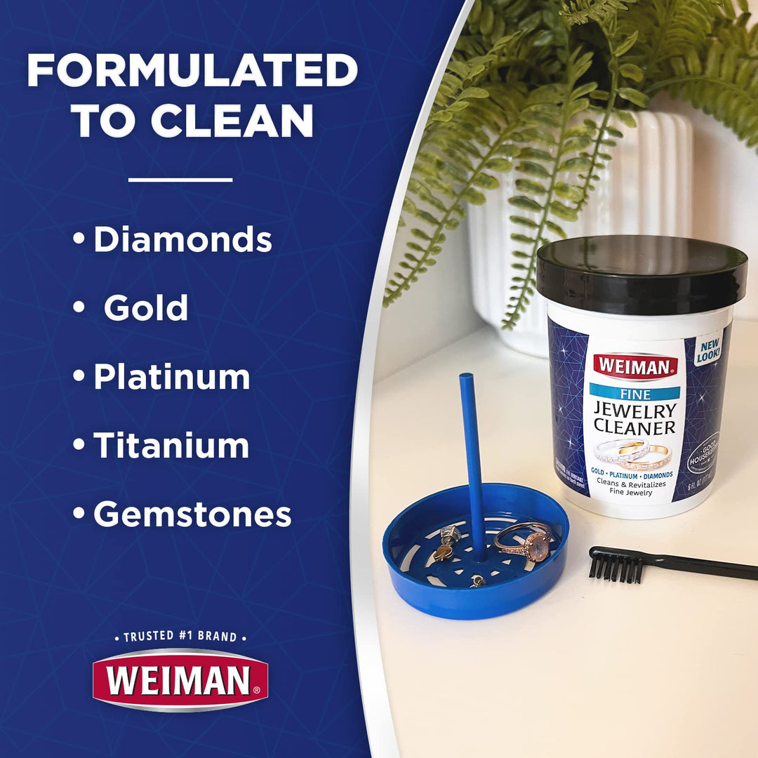 Weiman Fine Jewelry Cleaner Liquid, 6 oz