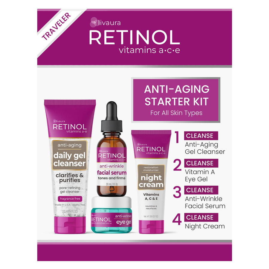 Retinol Anti-Aging Starter Kit, 4 Count