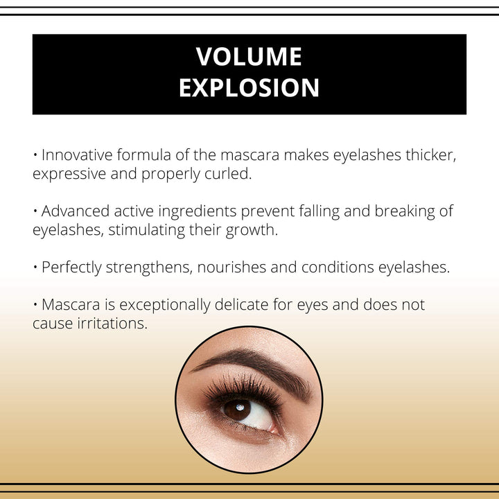 Eveline Big Volume Explosion Mascara, Black, 12 ml
