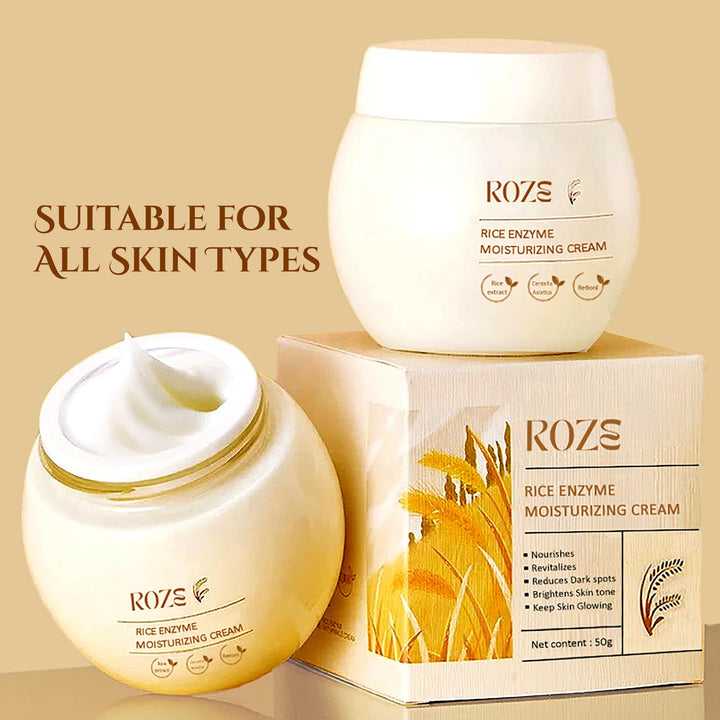 ROZE Rice Enzyme Moisturizing Cream, 50 ml