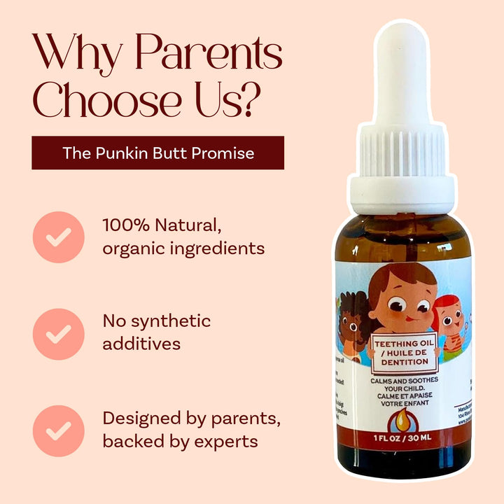 Punkin Butt Teething Oil, 1 oz