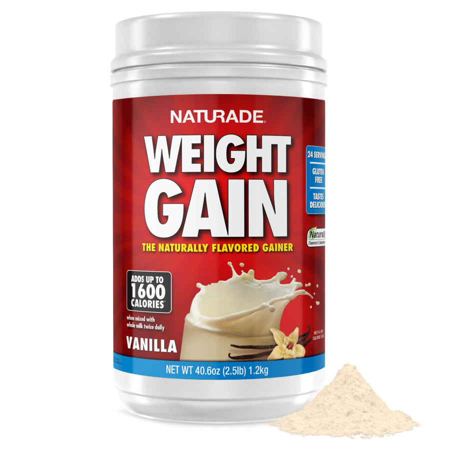 Naturade Weight Gain Instant Nutrition Drink Mix, Vanilla, 38.94 oz