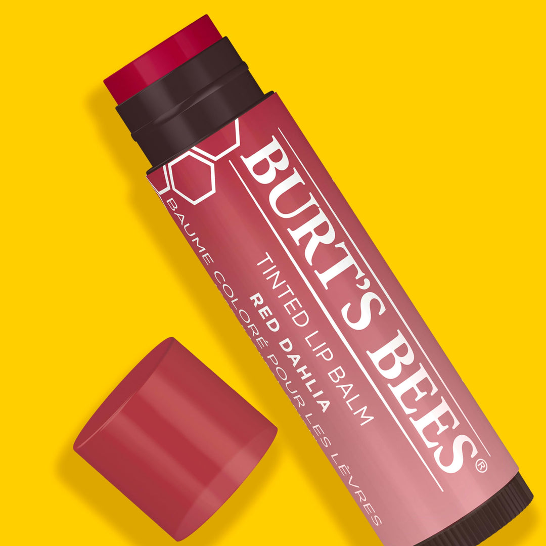 Burts Bees Tinted Lip Balm, Red Dahlia, 0.15 oz