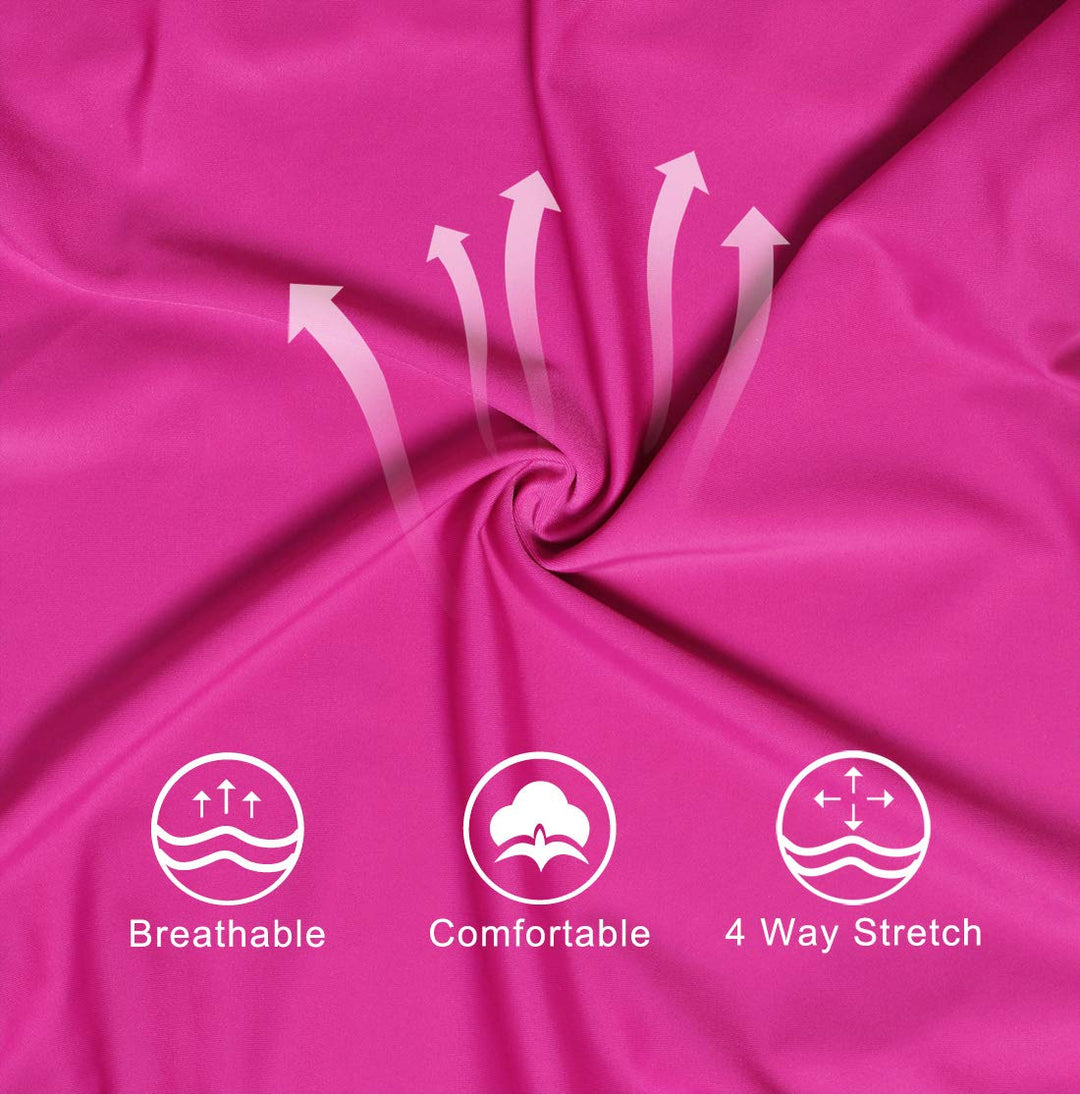 speerise Girls Unitard, Hot Pink, XL