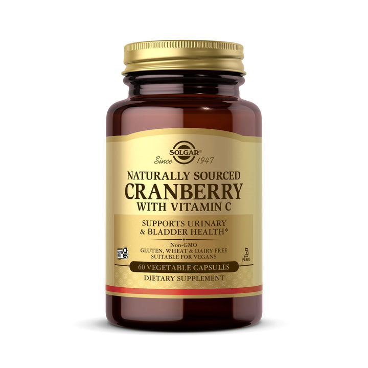 Solgar Cranberry with Vitamin C, 60 Count