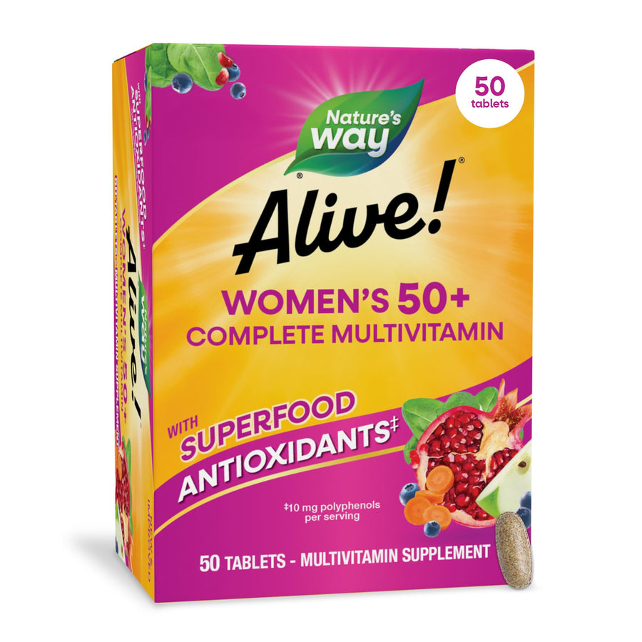 Nature's Way Alive! Women's 50 Plus Complete Multivitamin, 50 Count