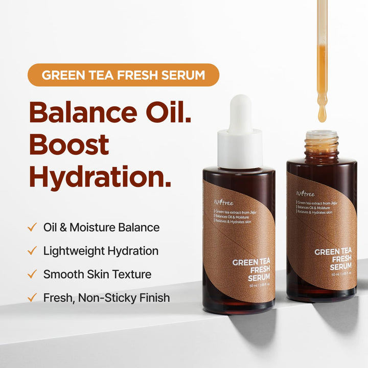 IsNtree Green Tea Fresh Serum, 1.69 fl oz