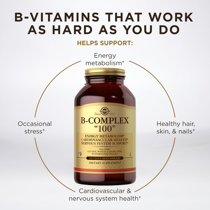 Solgar B-Complex 100 Vegetable Capsules