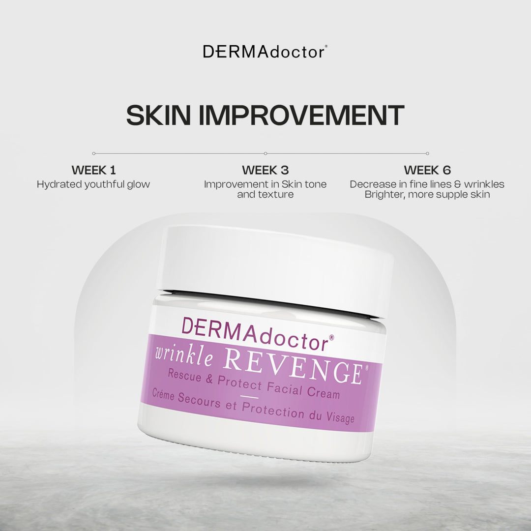 DERMAdoctor Wrinkle Revenge Rescue And Protect Facial Cream, 1.7 oz