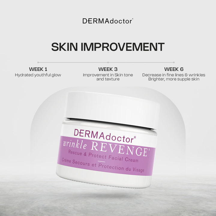 DERMAdoctor Wrinkle Revenge Rescue And Protect Facial Cream, 1.7 oz