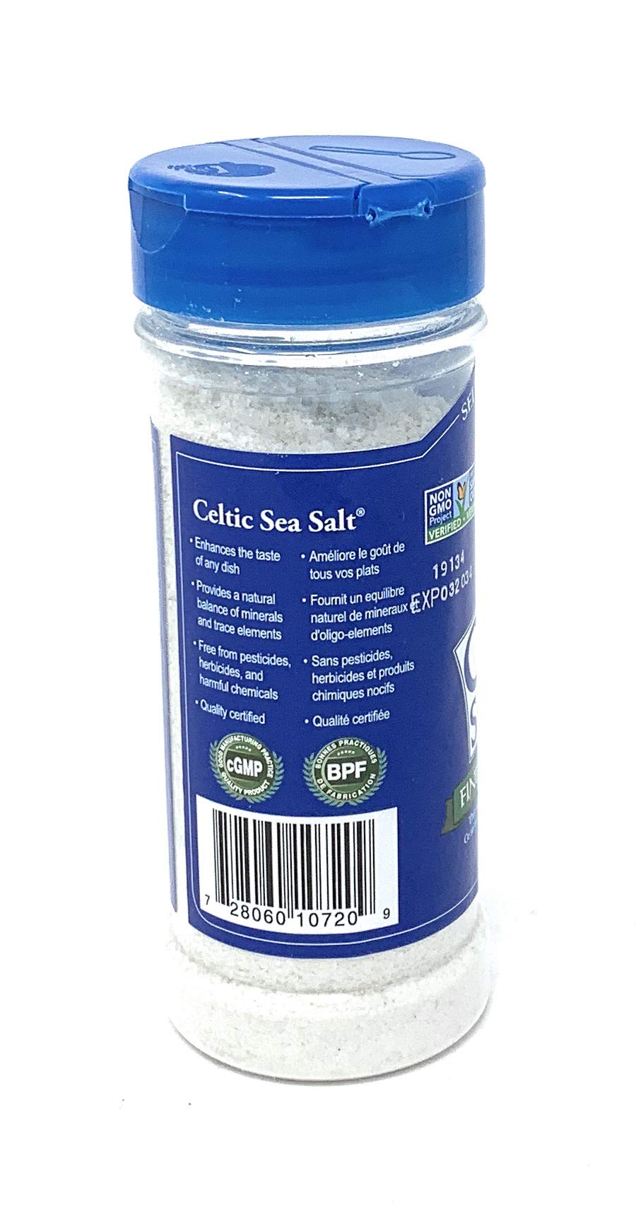 CELTIC SEA SALT Fine Ground Shaker, 8 oz