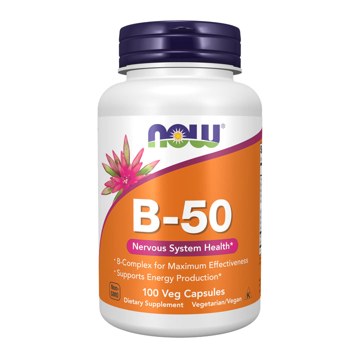 NOW Vitamin B-50 mg, 100 Count