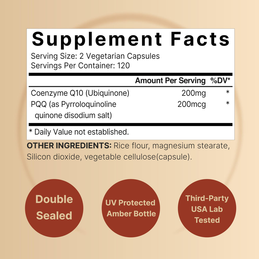 NatureBell CoQ10 Ubiquinone with PQQ, 200 mg, 240 Count