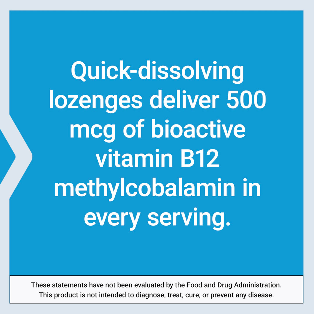 Life Extension Vitamin B12, 500 mcg, 100 Count
