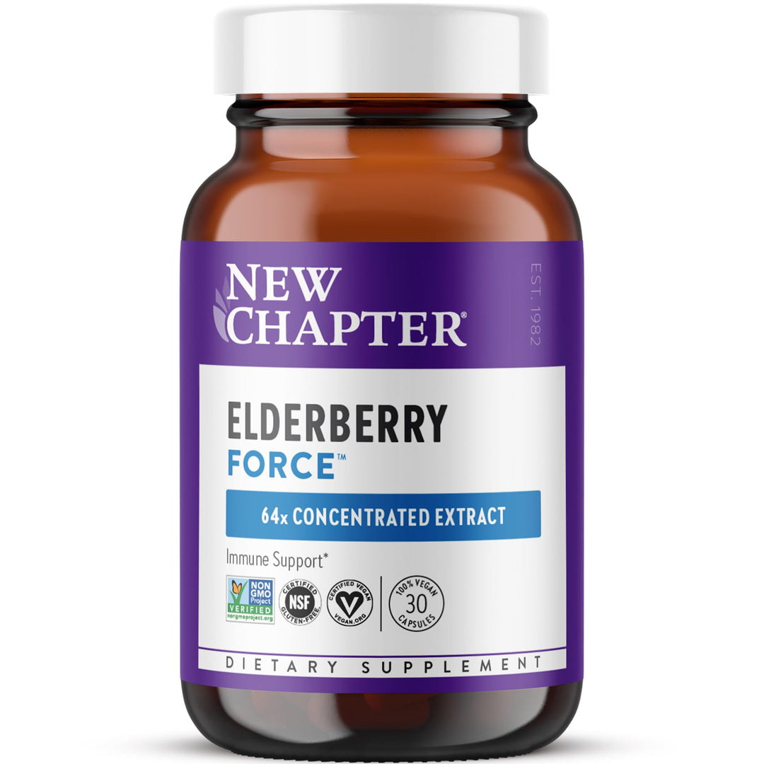 New Chapter Elderberry Capsules, 30 Count