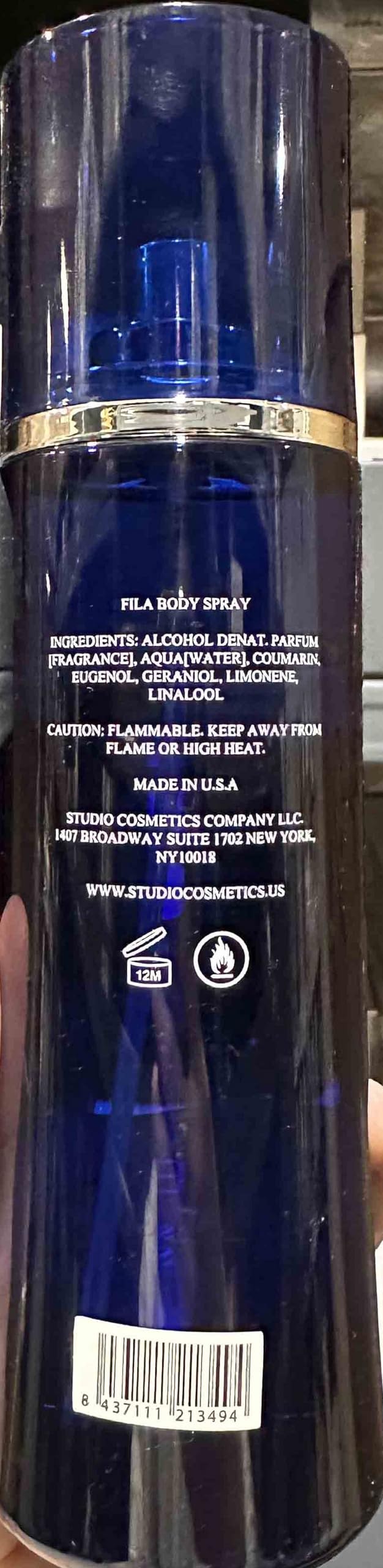 Fila Refreshing Body Spray For Men, Cool Clean Fresh, 8.4 oz