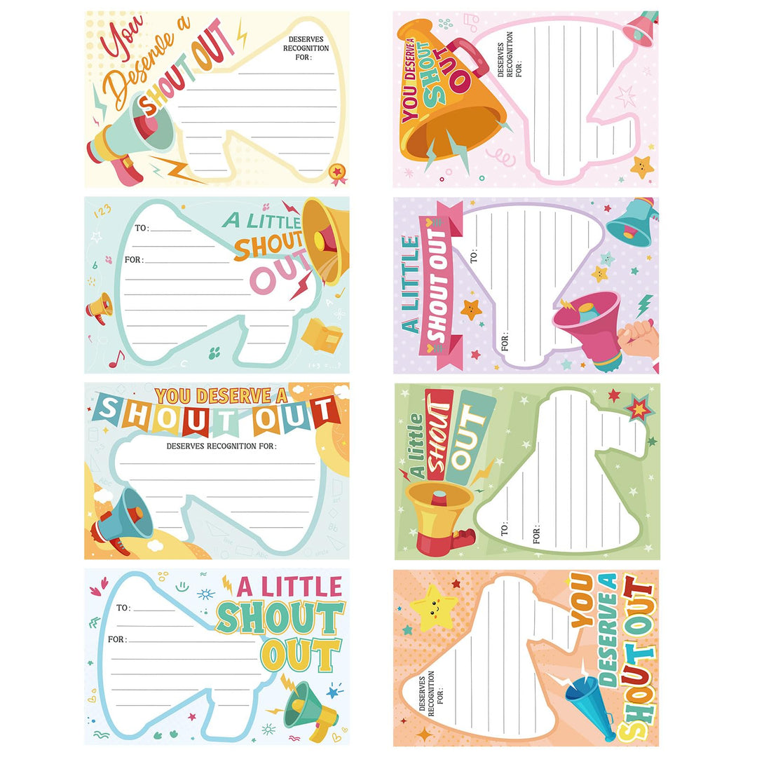 Funrous Shout Out Cards, 200 Count