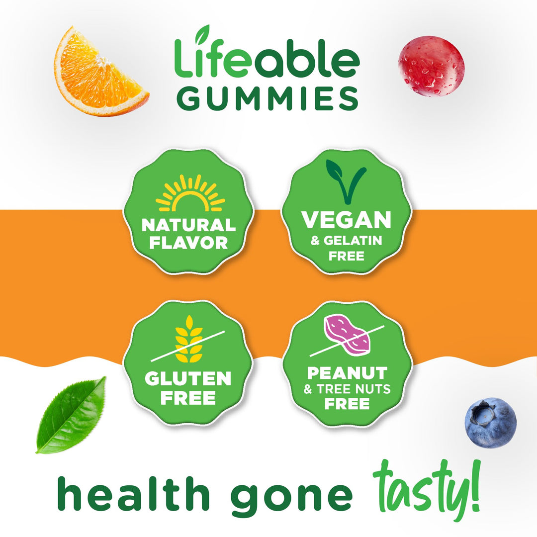 Lifeable Zinc Gummies, Maximum Strength 50 mg, 90 Count
