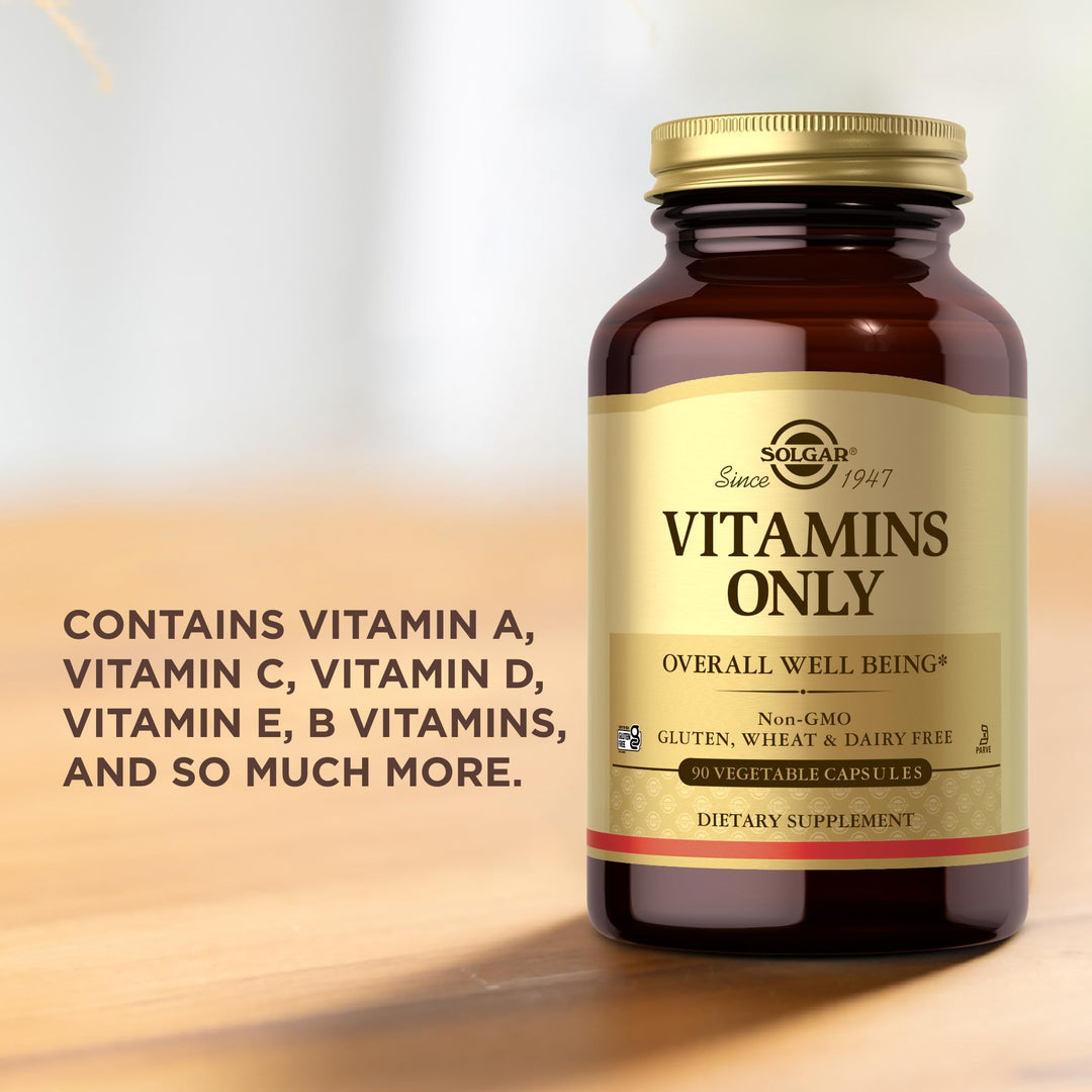 Solgar Vitamins Only Vegetable Capsules, 90 Count
