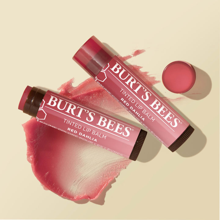 Burts Bees Tinted Lip Balm, Red Dahlia, 0.15 oz