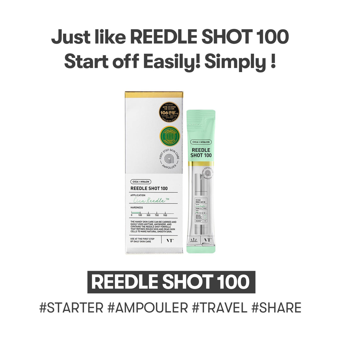 VT COSMETICS Cica Reedle Shot Ampouler, 0.067 fl oz, 7 Count