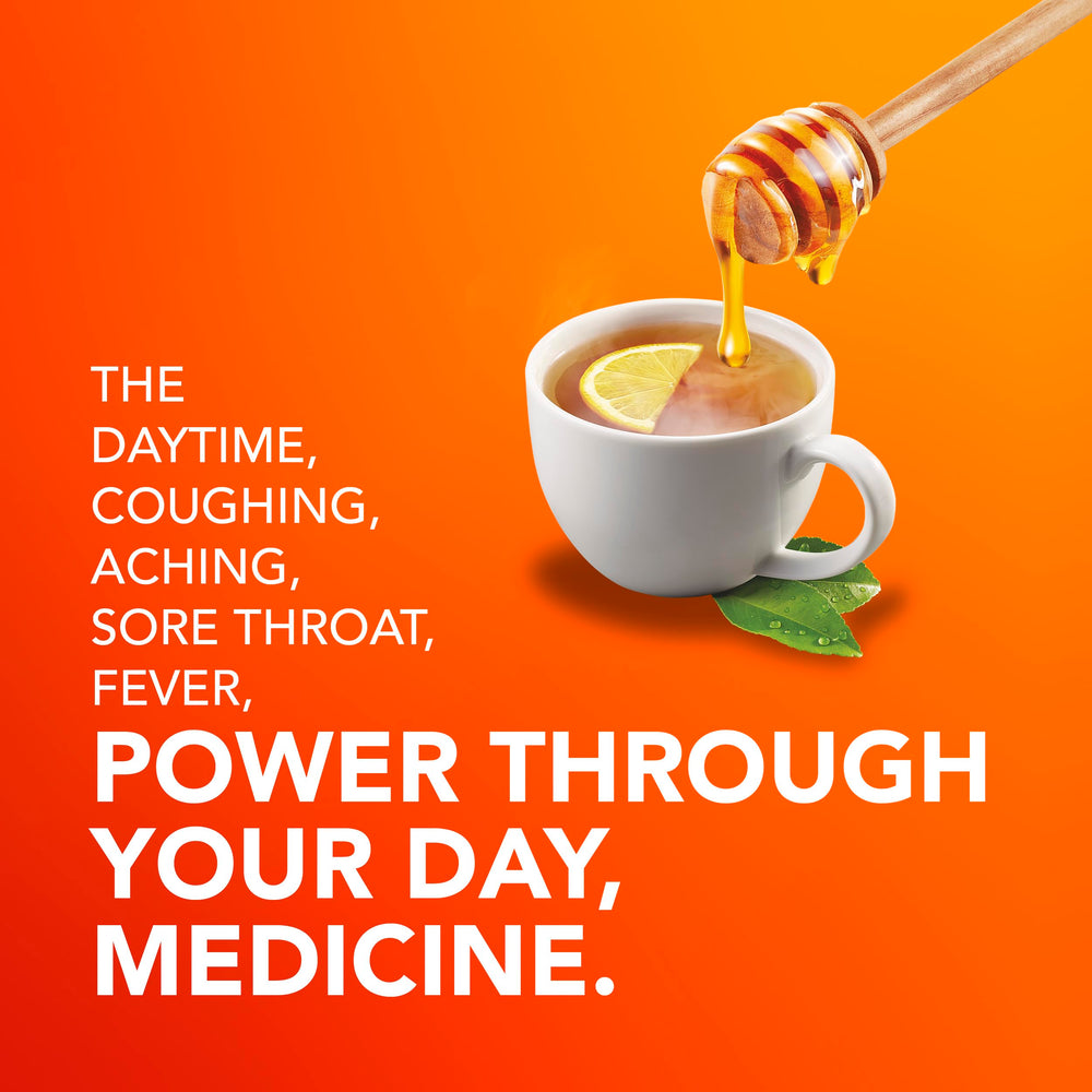 Vicks DayQuil and NyQuil Hot Remedy Cold and Flu Powder Mix, 16 Count