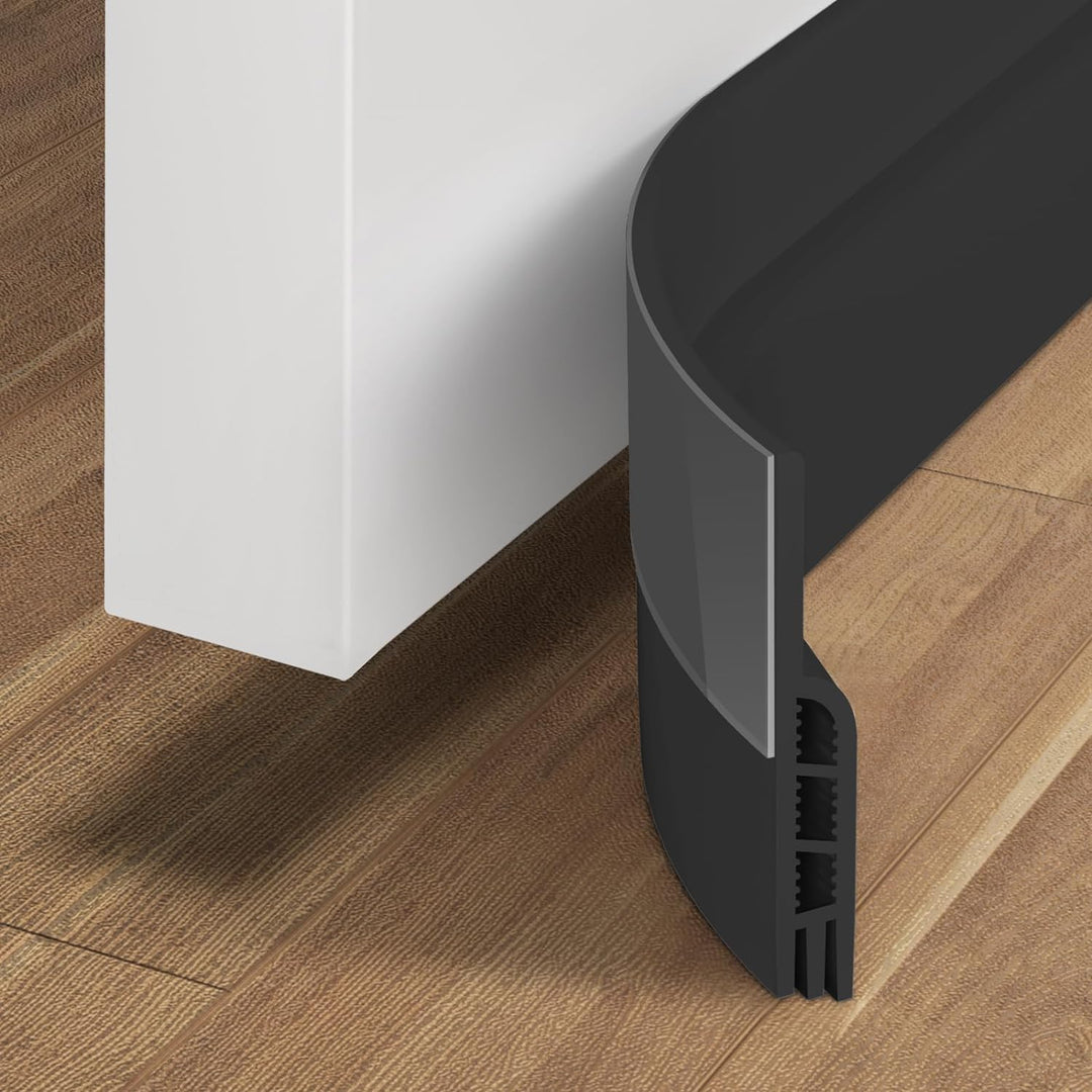 Holikme Door Draft Stopper, Black